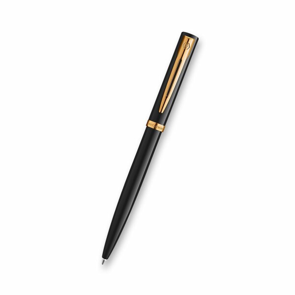 Kugelschreiber Waterman Impression Edelstahl GT, Schwarz GT, Weiß GT