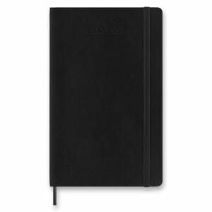 Moleskine 18-Monats-Kalender 2026–27 – Softcover – Größe L, täglich, schwarz - Reklamnepredmety