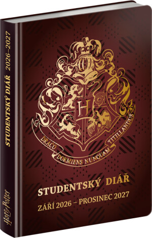 NOTIQUE Harry-Potter-Studenten-Tagebuch CZ (September 2026 – Dezember 2027), 9,8 x 14,5 cm - Reklamnepredmety