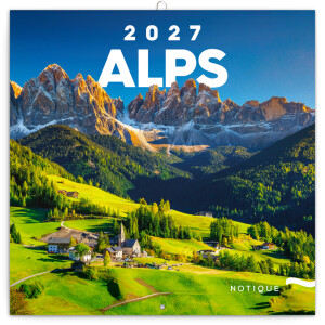 NOTIQUE Notizblock Alps 2027, 30 x 30 cm - Reklamnepredmety