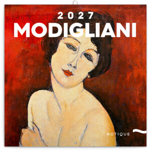 NOTIQUE Kalender Amedeo Modigliani 2027, 30 x 30 cm - Reklamnepredmety