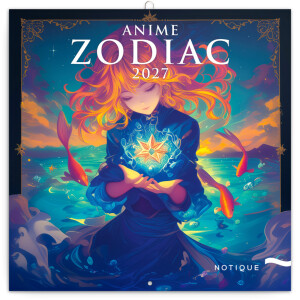 NOTIQUE Anime-Sternzeichenkalender 2027, 30 x 30 cm - Reklamnepredmety