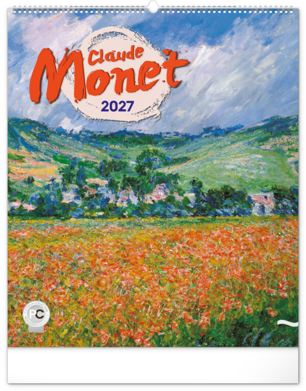 NOTIQUE Wandkalender Claude Monet 2027, 48 x 56 cm