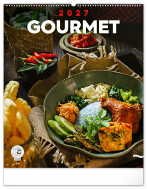 NOTIQUE Gourmet-Wandkalender 2027, 48 x 56 cm - Reklamnepredmety