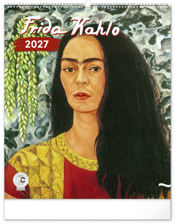 NOTIQUE Wandkalender Frida Kahlo 2027, 48 x 56 cm