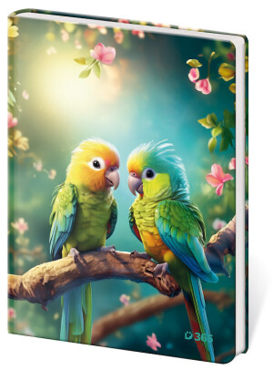 Notizbuch für Kinder - Parrots - Reklamnepredmety