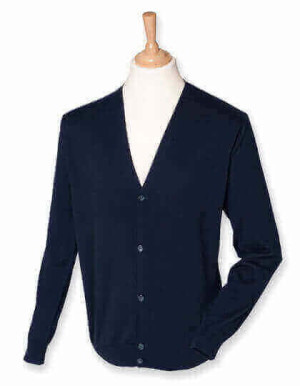 W722 Men`s Lightweight V-Neck Cardigan - Reklamnepredmety