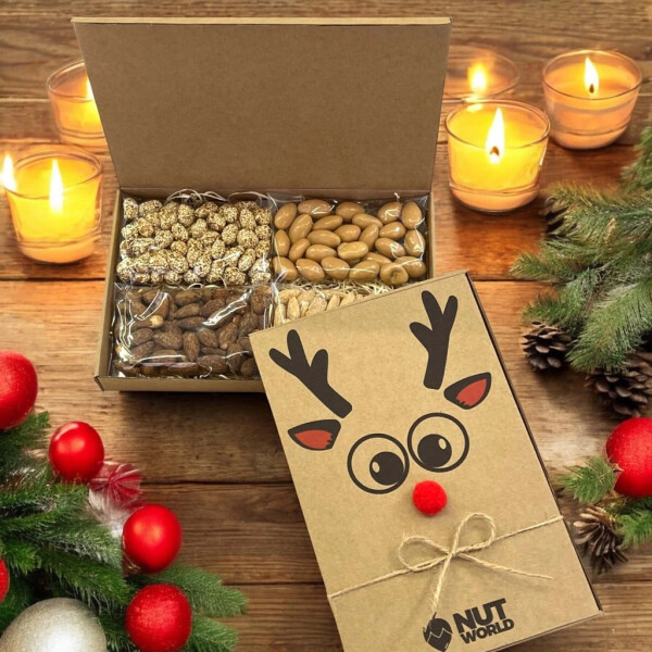 Weihnachtsnussbox SOB – 4 × 80 g