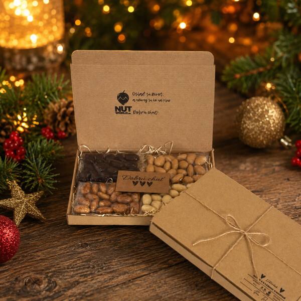 GESCHENKBOX 4 × 80 g SÜSSIGKEITEN