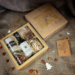 Partybox mit Kerze – transparente/undurchsichtige Box - Reklamnepredmety