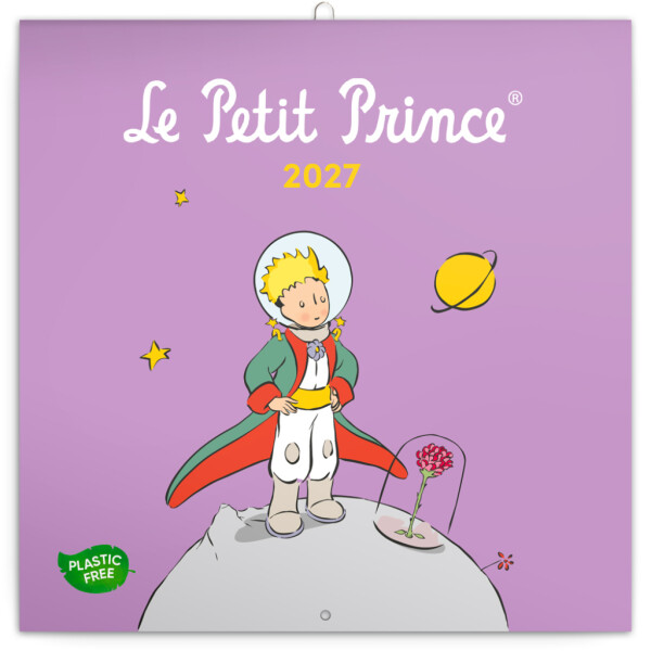 NOTIQUE Planer Der kleine Prinz, Kunststoff, 2027, plastikfrei, 30 x 30 cm