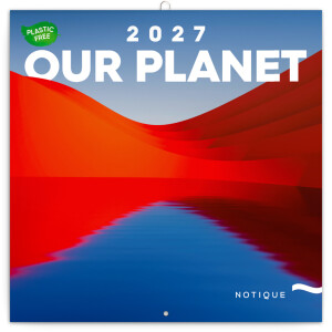 NOTIQUE Notizblock Unser Planet 2027, plastikfrei, 30 x 30 cm - Reklamnepredmety