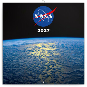 NOTIQUE Rasterkalender NASA 2027, 30 x 30 cm - Reklamnepredmety