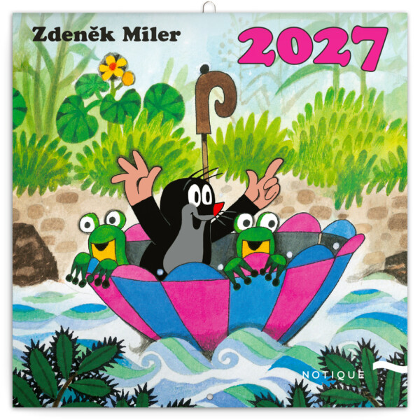 NOTIQUE Kalender Mole 2027, 30 x 30 cm