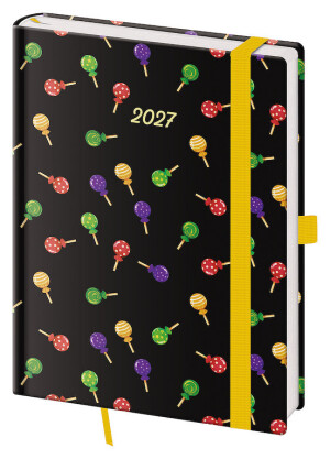 Wochenkalender B6 Vario Matragi mit Gummiband - Reklamnepredmety