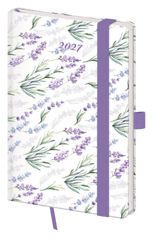 Taschenkalender A6 Vario Wildblumen mit Gummiband - Reklamnepredmety