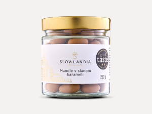 Mandeln in gesalzenem Karamell 250 g - Reklamnepredmety