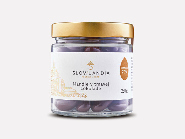 Mandeln in dunkler Schokolade 250 g