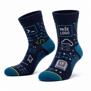 Mittellange, gewebte Baumwollsocken - Reklamnepredmety
