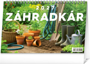 NOTIQUE Tischkalender Gärtner 2027, 23,1 x 14,5 cm - Reklamnepredmety