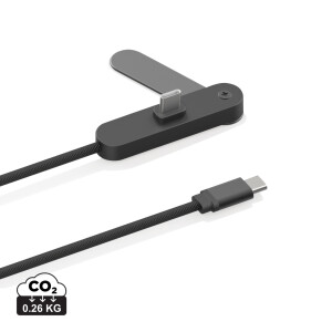 Aluvia RCS 65W PD-Kabel mit verstellbarem Handyhalter - Reklamnepredmety