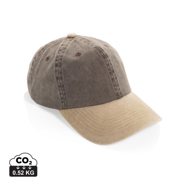 BEAU AWARE™ Washed 6-panel two-tone cap