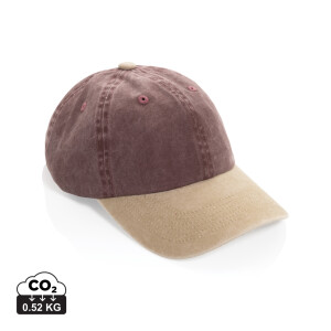 BEAU AWARE™ Washed 6-panel two-tone cap - Reklamnepredmety