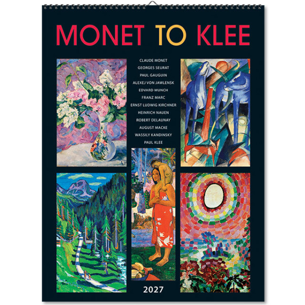 Wandkalender Monet bis Klee 2027
