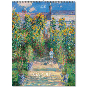 Wandkalender Gärten Impressionismus 2027 - Reklamnepredmety