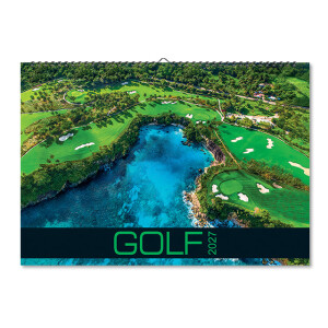Wandkalender Golf 2027 - Reklamnepredmety