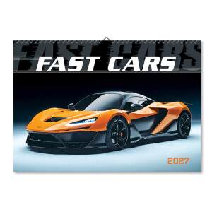 Wandkalender Schnelle Autos 2027 - Reklamnepredmety