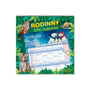 Wandkalender Familie Öko-Kalender 2027 - Reklamnepredmety