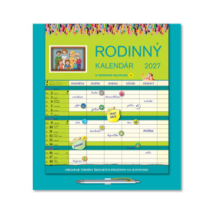 Wandkalender Familienkalender 2027 - Reklamnepredmety