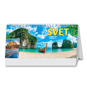 Tischkalender Welt 2027 - Reklamnepredmety