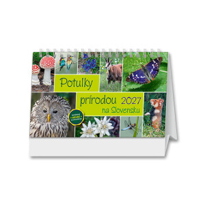 Tischkalender Wanderungen durch die Natur der Slowakei 2027 - Reklamnepredmety