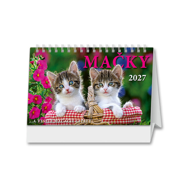 Tischkalender Katzen 2027