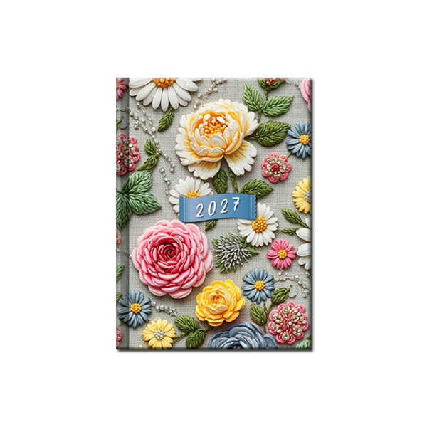 Praktik Tageskalender A6 BLUMEN 2027