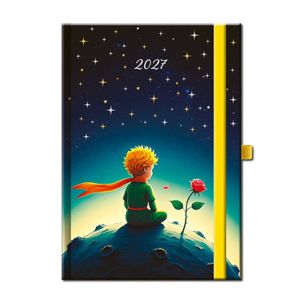 Wochenkalender A5 ART LITTLE PRINCE mit Gummiband 2027