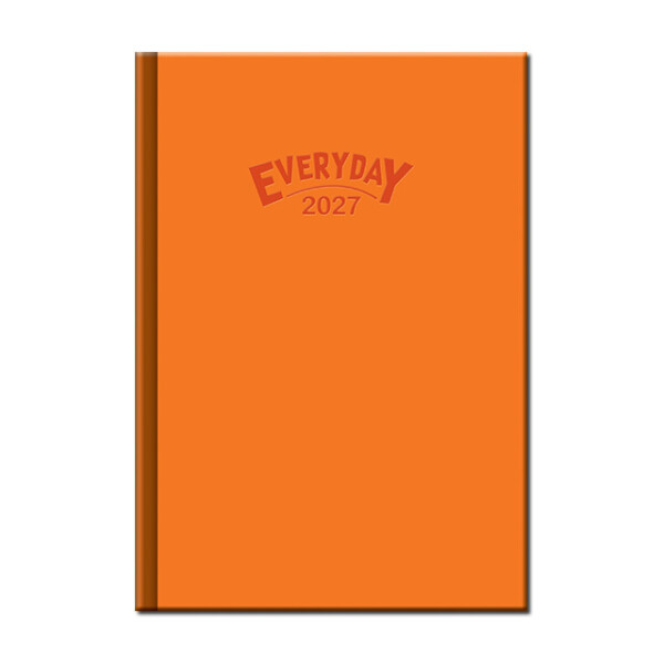 Tageskalender A5 Everyday orange 2027