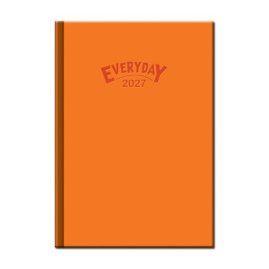 Tageskalender A5 Everyday orange 2027 - Reklamnepredmety