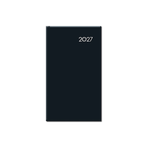 Mini-Kalender A6 FALCON schwarz 2027