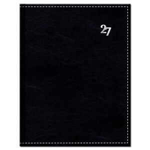 Managerkalender A4 NEAPOL schwarz 2027 - Reklamnepredmety