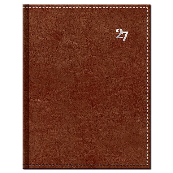 Managerkalender A4 NEAPOL braun 2027