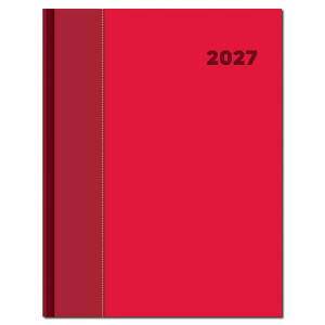 Manager-Terminkalender A4 DOLCETTO rot rot 2027 - Reklamnepredmety