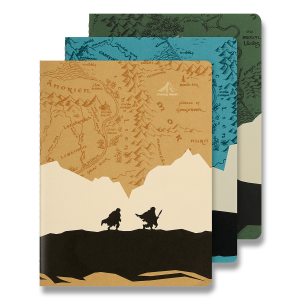 Zošity Moleskine Lord of the Rings - XL, linkovaný, 3 ks - Reklamnepredmety