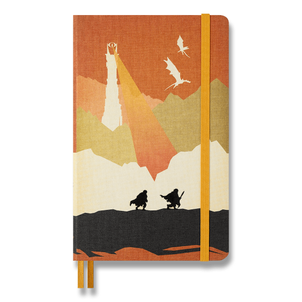 Zápisník Moleskine Lord of the Rings Frodo - tvrdé dosky, L, čistý