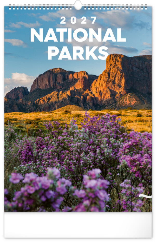 NOTIQUE Wandkalender Nationalparks der Welt 2027, 33 x 46 cm