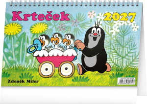 NOTIQUE Tischkalender Mole CZ 2027, 23,1 x 14,5 cm - Reklamnepredmety