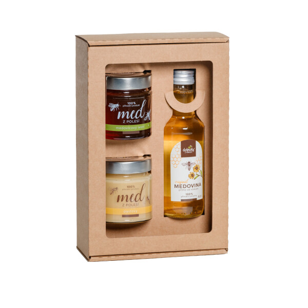 Geschenkset – Original-Met, Honigpaste und Honigtauhonig