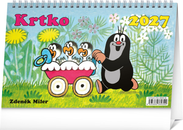 NOTIQUE Tischkalender Mole 2027, 23,1 x 14,5 cm